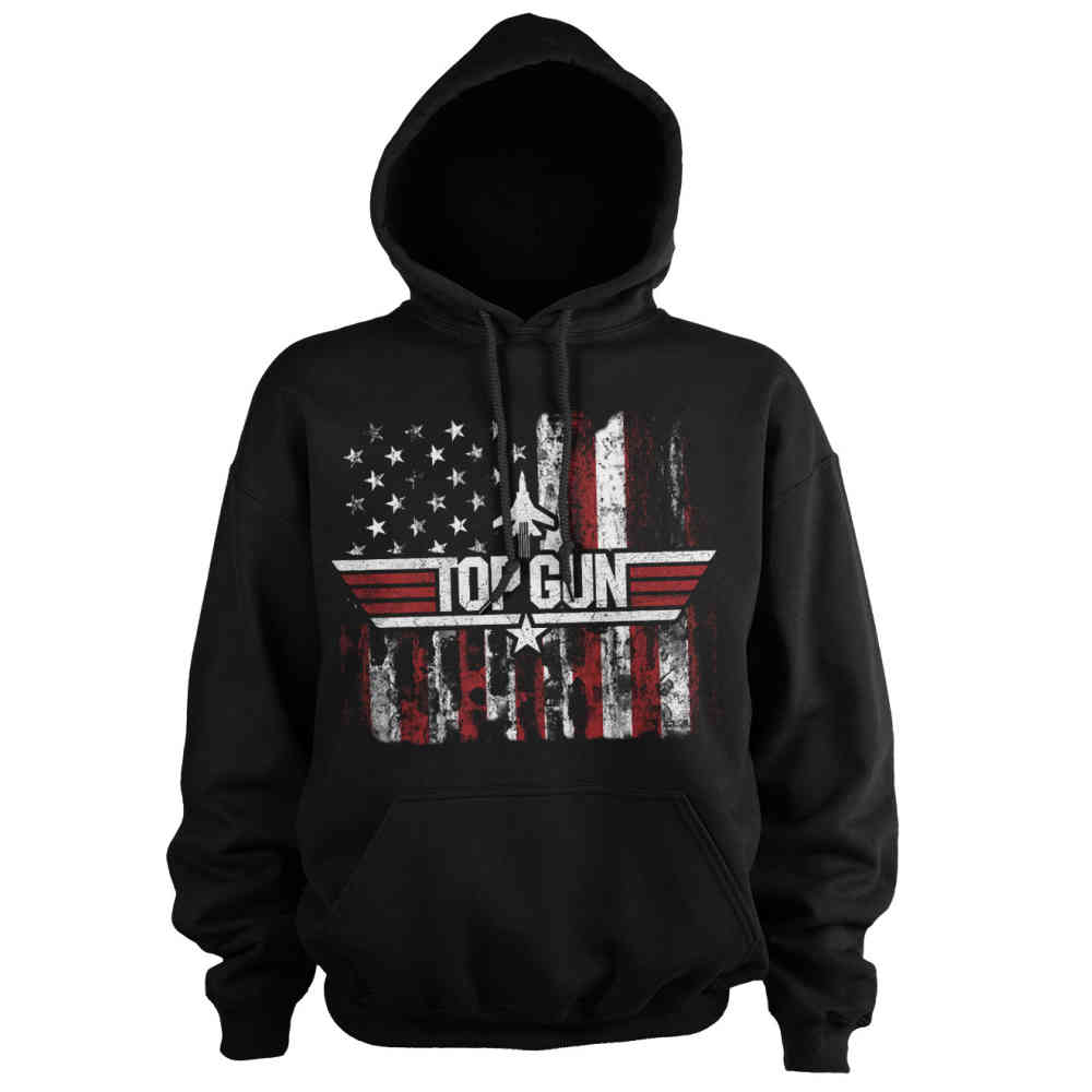 Top Gun Hoodie America Black Top Gun Hoodie America Black
